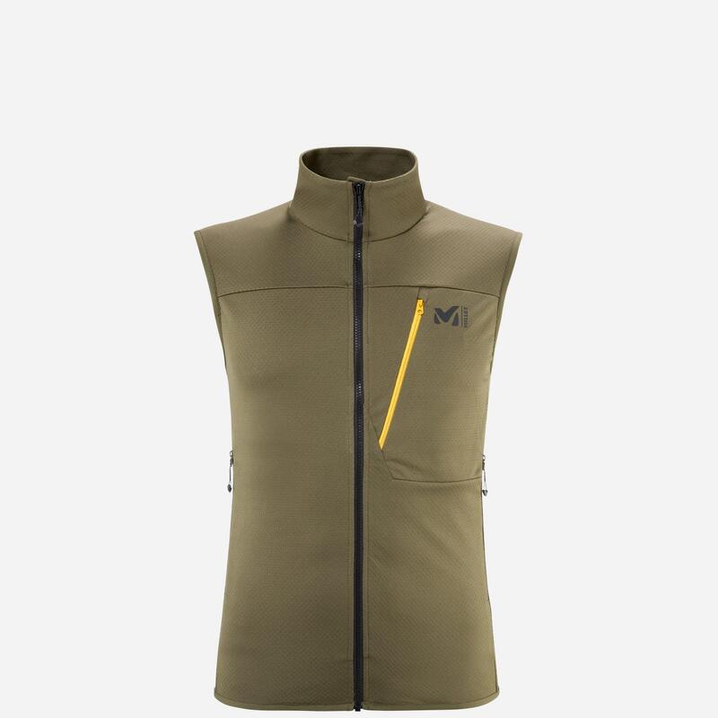 Gilet Polaire Millet Lokka Vest III Homme - Noir - Polyester Recyclé - Sport Alpin