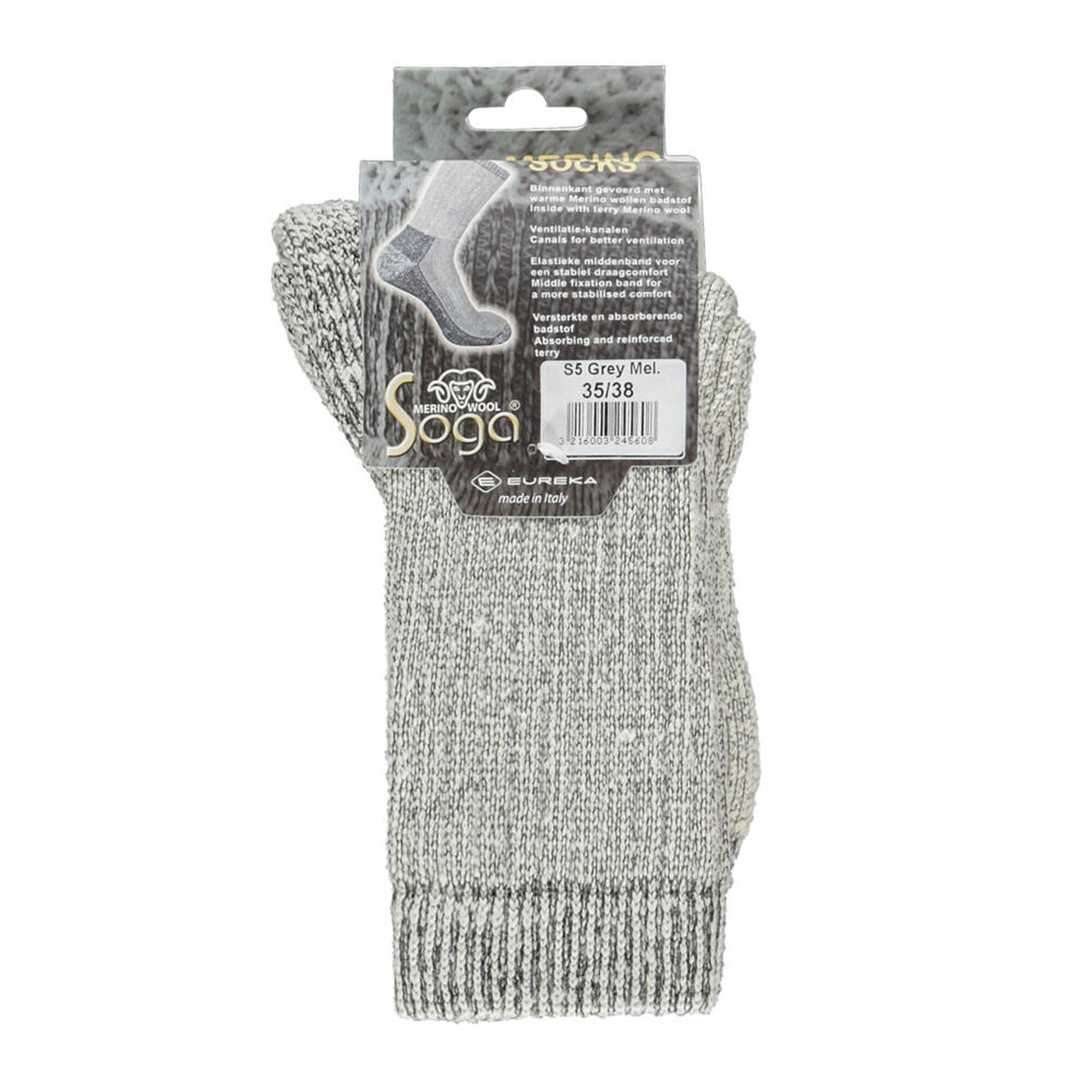 S5 Dikke Merino Wollen Sokken 3-Pack 39/42