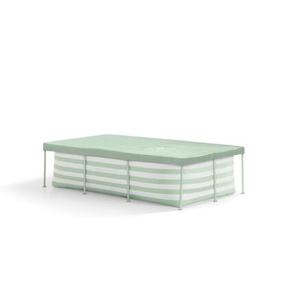 Bâche piscine Swim Essentials 260x160 cm PVC - Bleu/Vert/Blanc