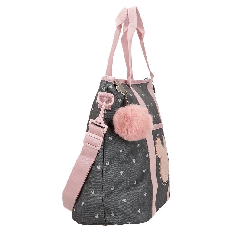 Bolso portaordenador Niña Disney Mickey studs  32 cm negro