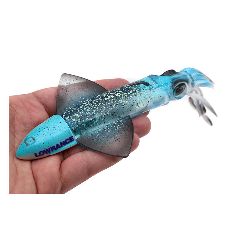 Vinilo Pesca Jigging Spinning JLC Xipi Evo Blue Glow 190 g 17 cm