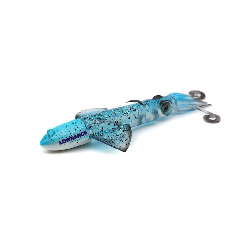 Vinilo Pesca Jigging Spinning JLC Xipi Evo Blue Glow 190 g 17 cm