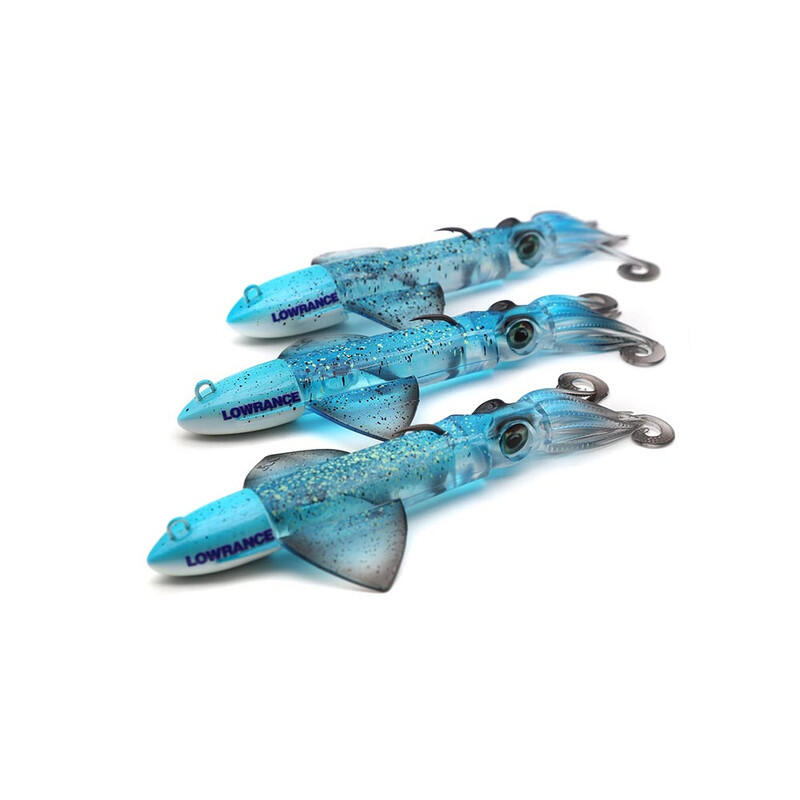 Vinilo Pesca Jigging Spinning JLC Xipi Evo Blue Glow 190 g 17 cm