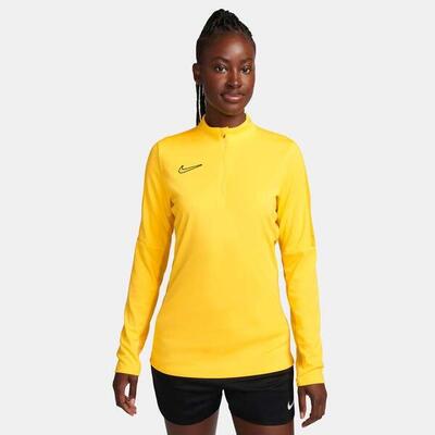 Maglie maniche lunghe da calcio donna nike giallo