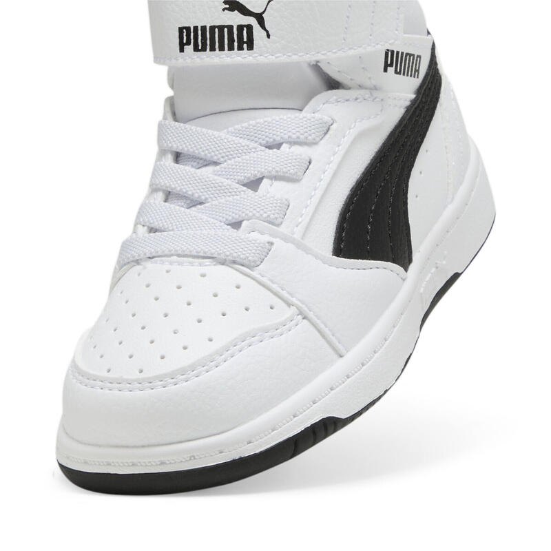 PUMA Rebound V6 Mid sneakers voor peuters PUMA White Black