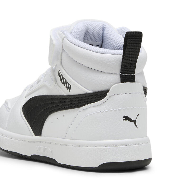 PUMA Rebound V6 Mid sneakers voor peuters PUMA White Black