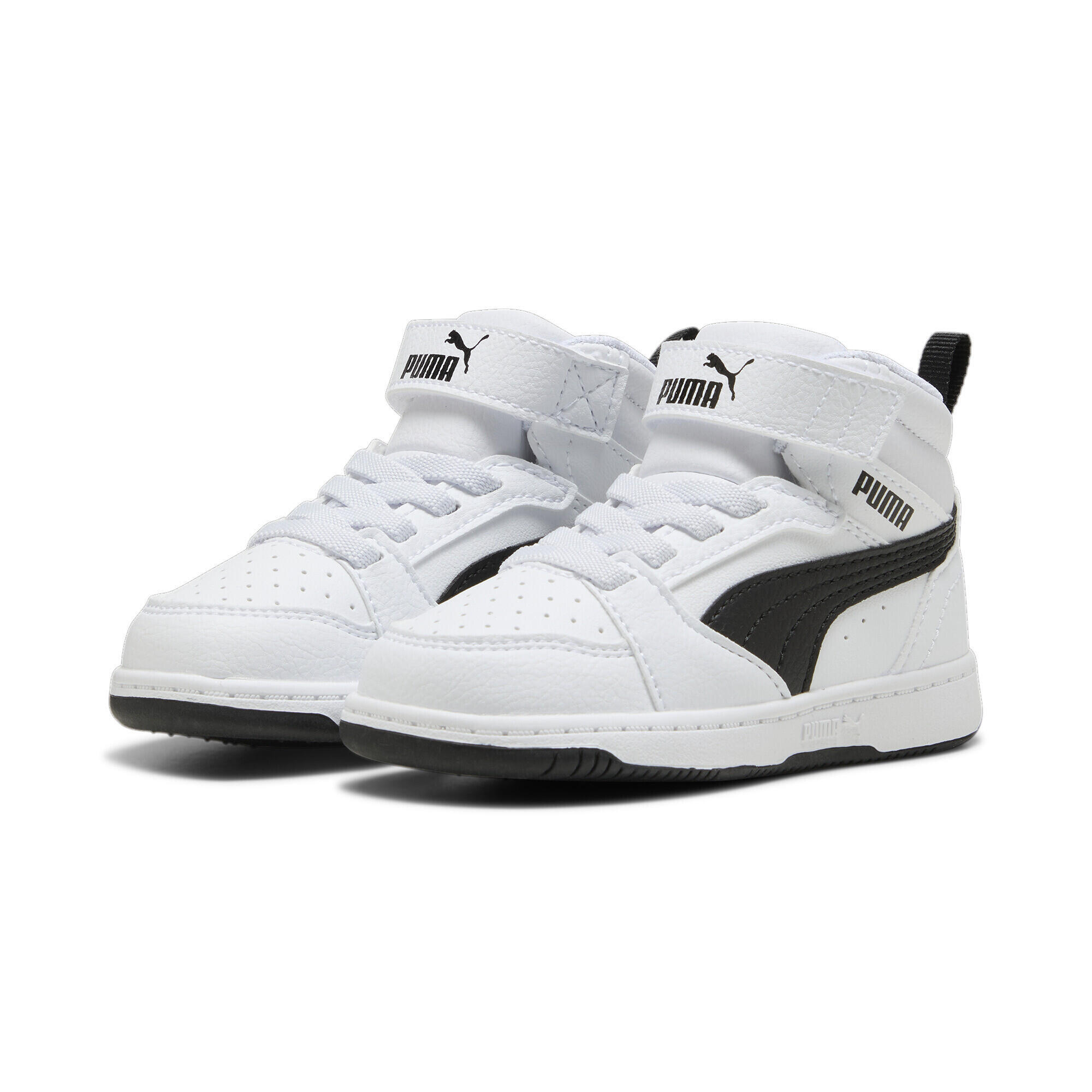 PUMA PUMA Rebound V6 Mid Sneakers Kinder PUMA White Black
