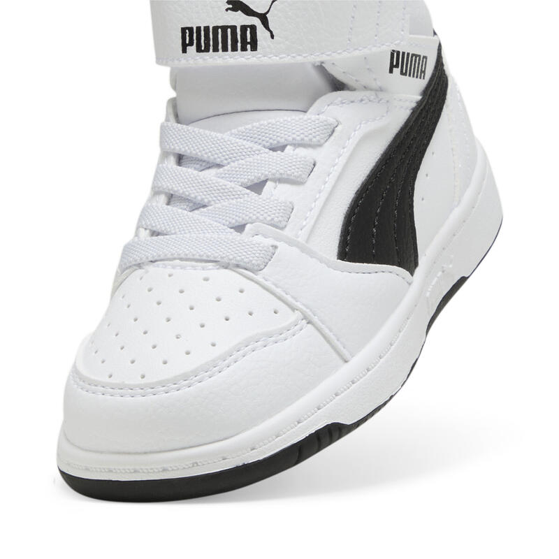 Basket mi-haute Rebound V6 Bébé PUMA White Black