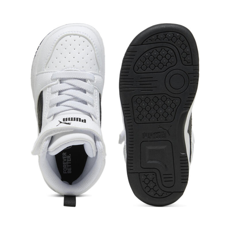 Zapatillas PUMA Rebound V6 Mid para bebé PUMA White Black