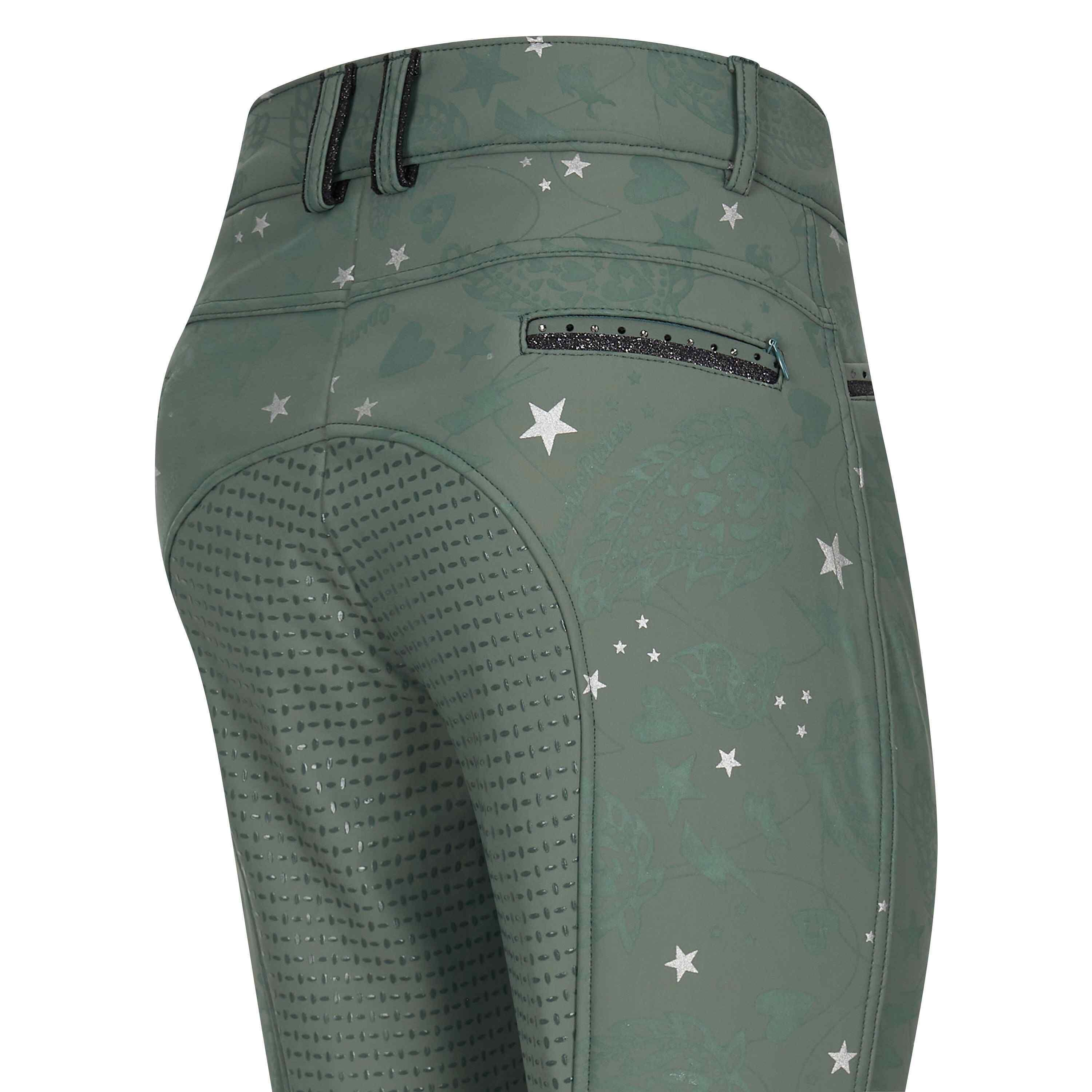 Pantalon équitation femme full grip Imperial Riding El Capone Winterwarm AOP 3/3