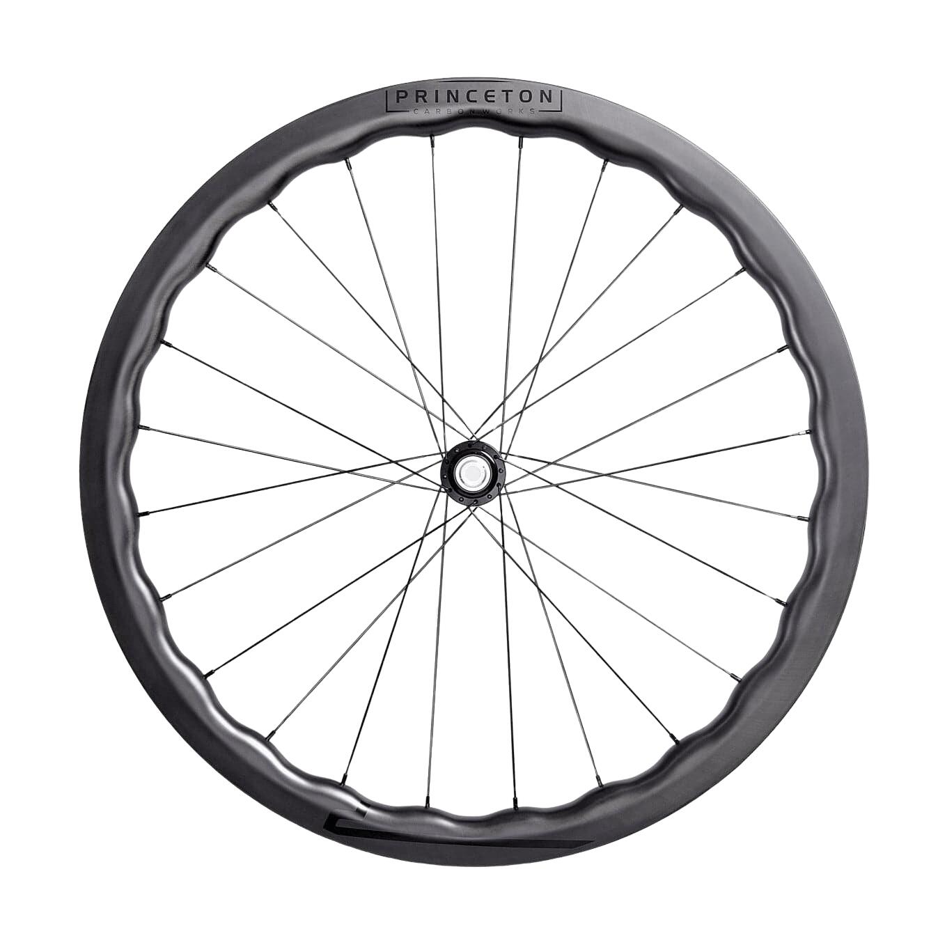 Princeton GRIT Disc Brake White Industries Shimano Carbon Wheelset Black