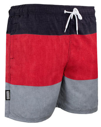 GUGGEN MOUNTAIN 1604 Boardshort Short Maillot de bain homme à rayures