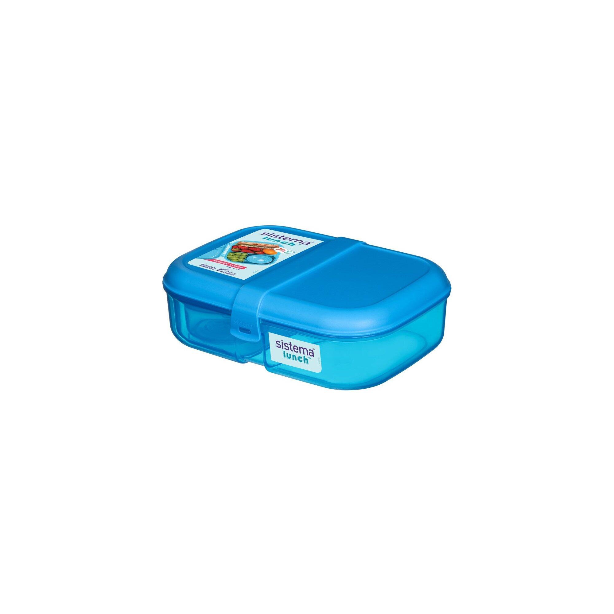 Tříkomorový svačinový box Lunch™ s nádobou na jogurt nebo dip 1,1 l 2/4