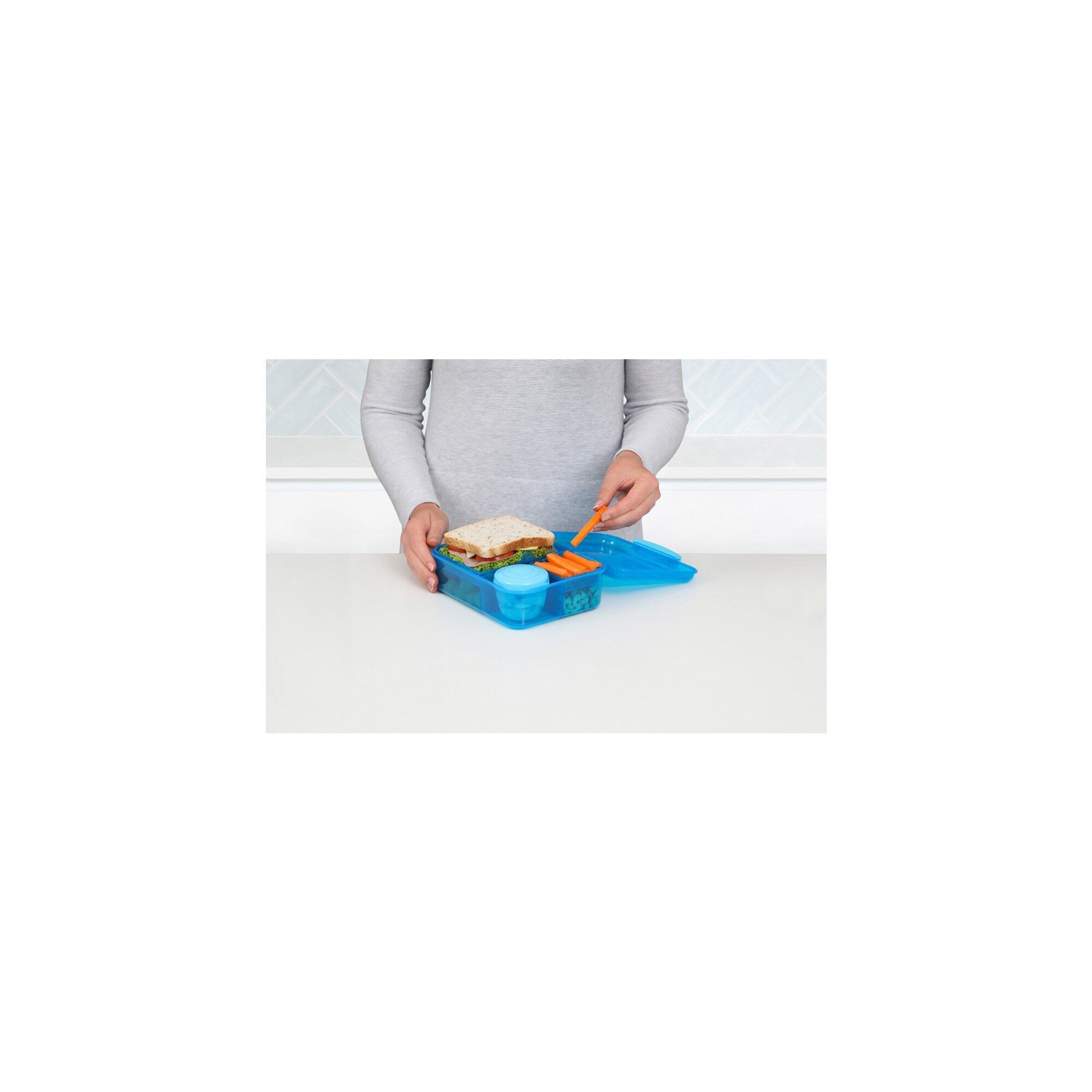 Lunch Bento z pojemnikiem na jogurt i dwiema tackami 1,65 l 3/3