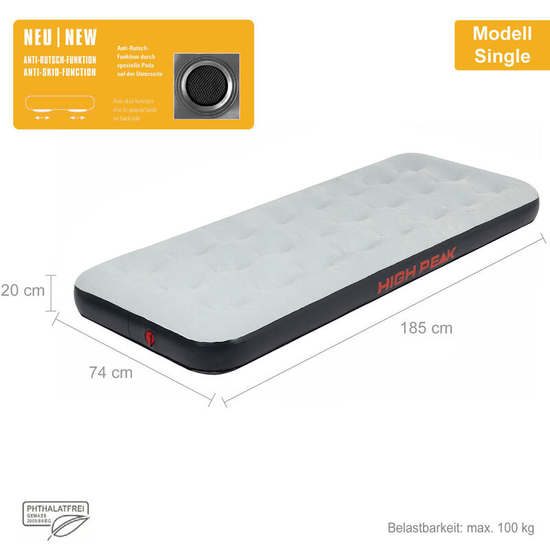 Matelas gonflable Camping d'invité Double