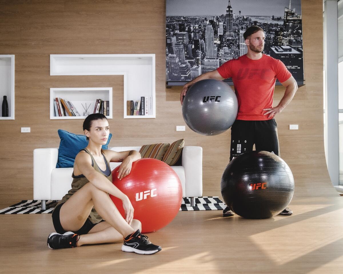 UFC Gymnastikball – 55 cm (Swiss Ball Training) 4/6