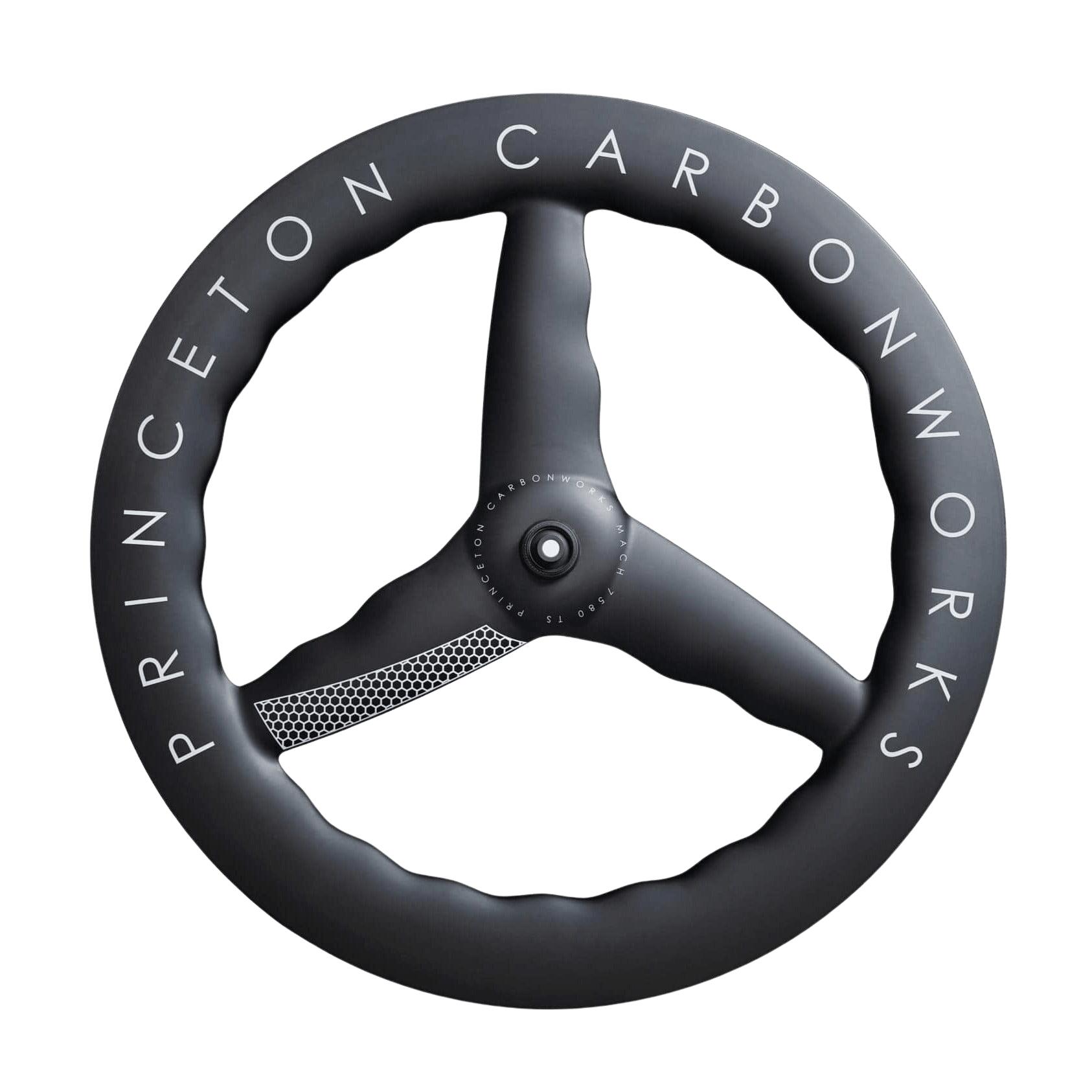 Princeton MACH 7580 TS Disc Brake Tactic Racing TR01 Carbon Front Wheel White