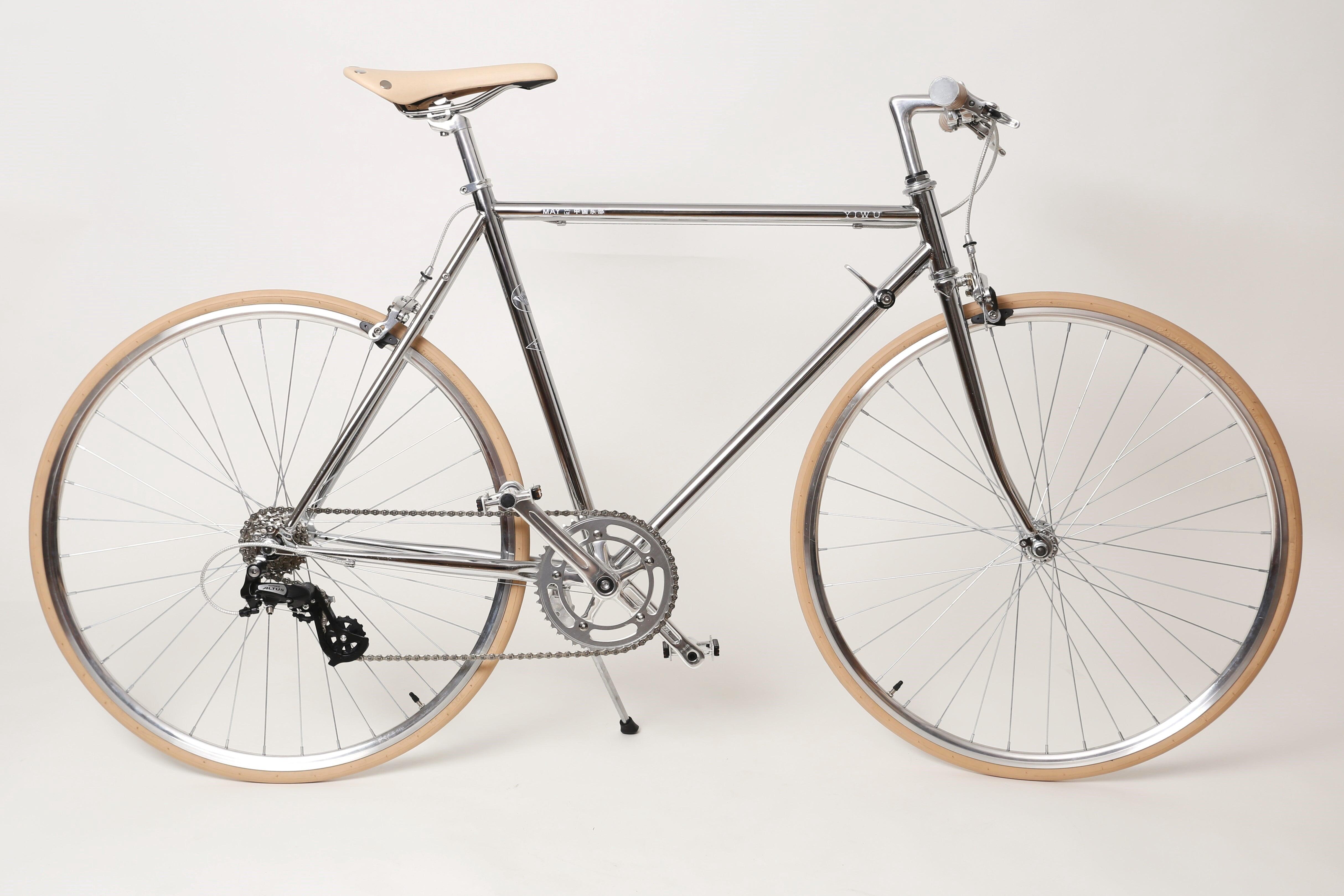 City bike YIWU Night Blue L 60cm MAY INTERNATIONAL LTD Decathlon