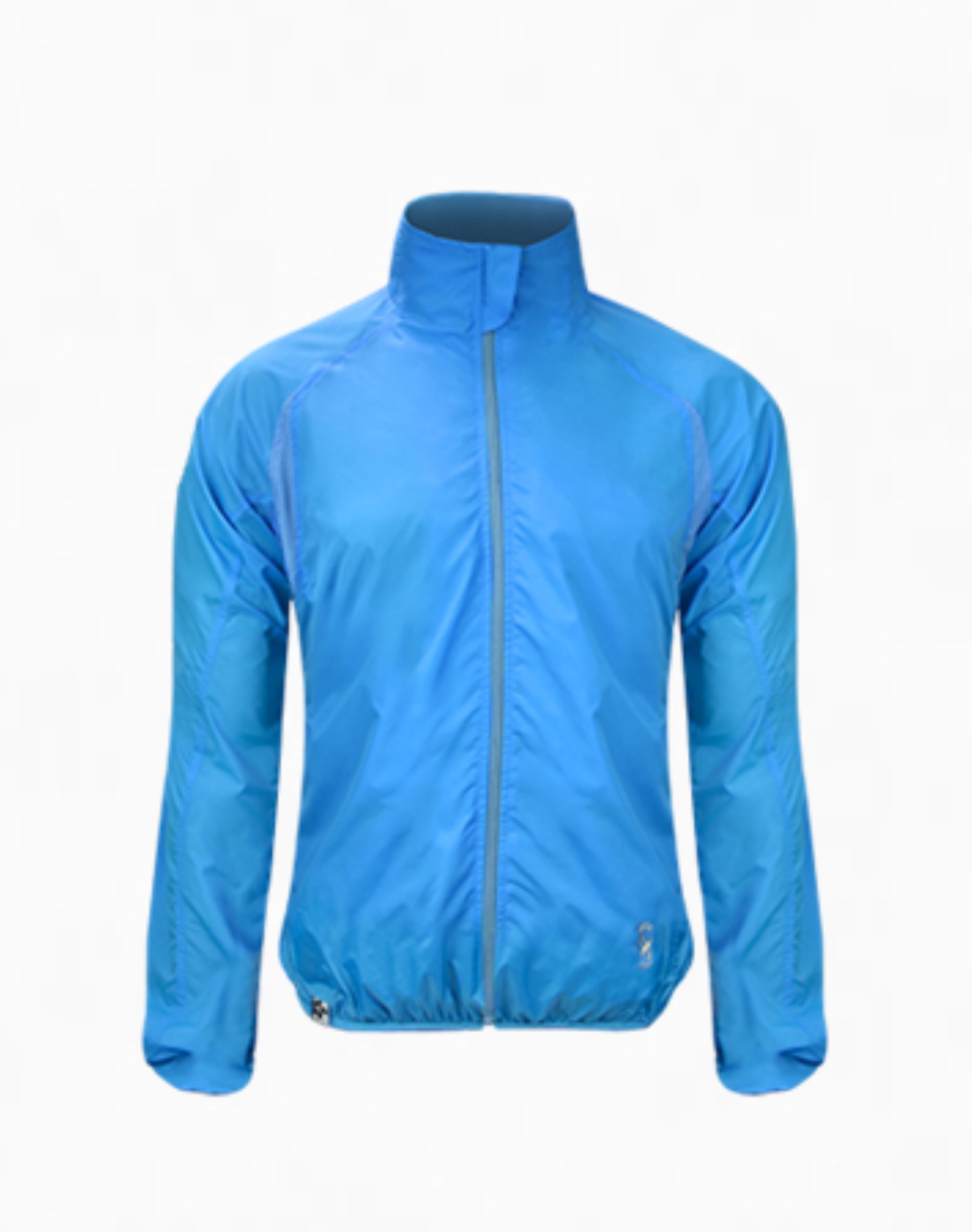 Light blue windbreaker mens hot sale
