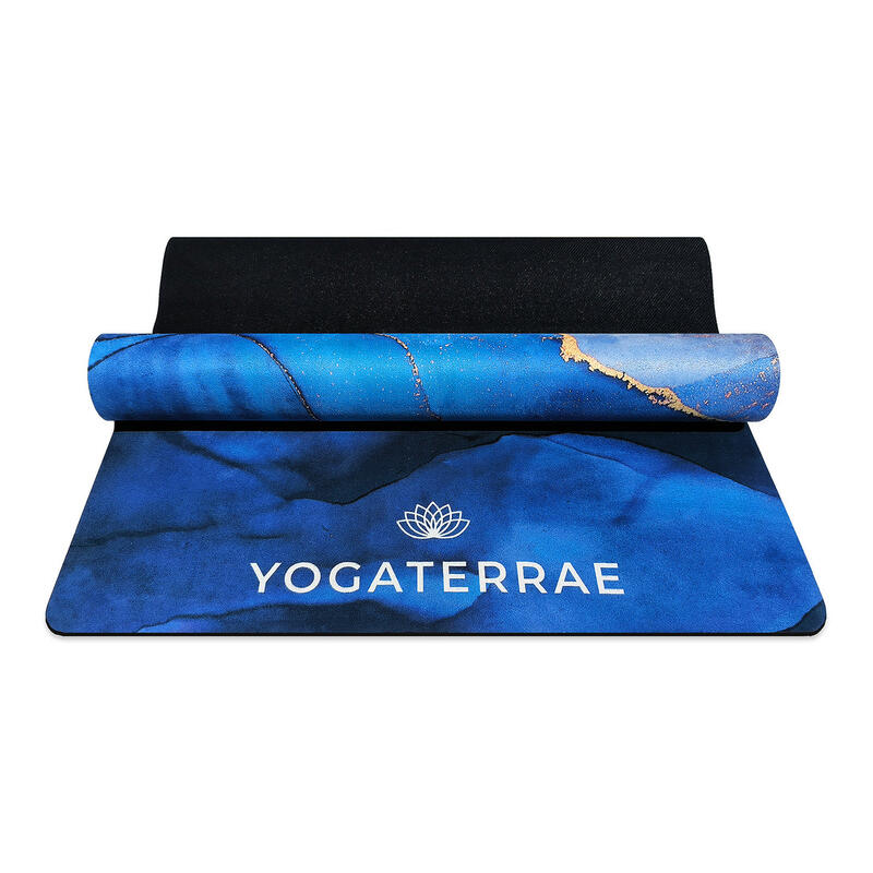 Antislip yogamat SVARNA Comfort Microvezel-Natuurlijk rubber