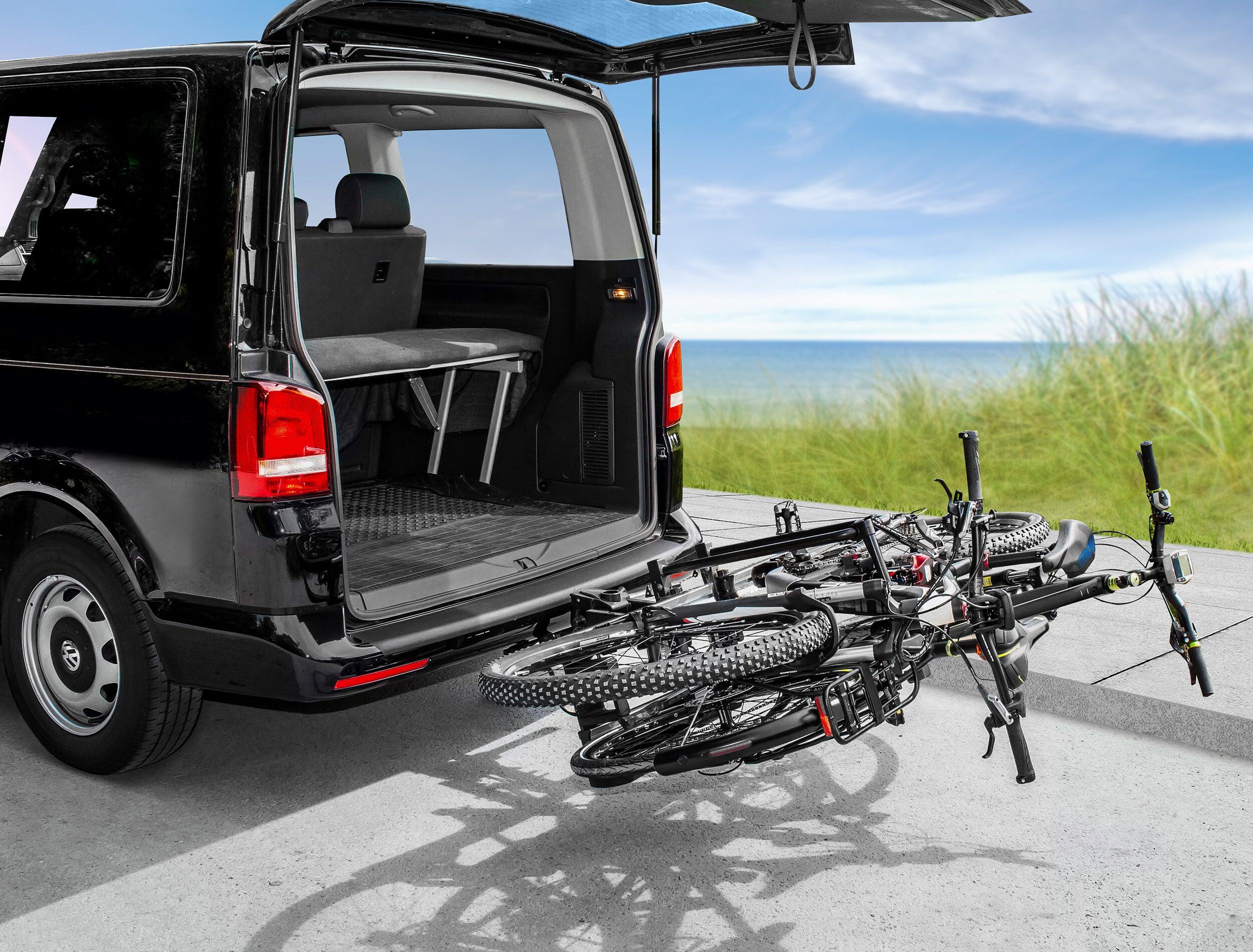 PREMIUM 2 +, Supporto per biciclette, speciale per grandi portelloni posteriori 4/6
