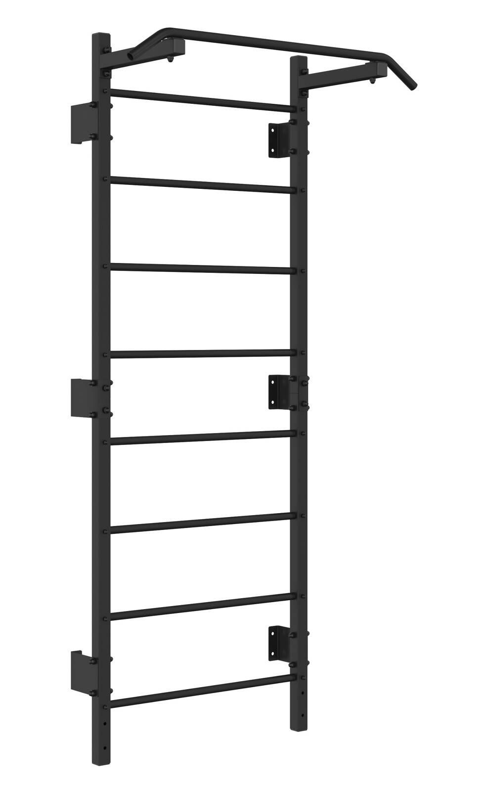 Drabinka gimnastyczna metalowa UNDERFIT 228 x 115 cm z drążkiem i ławką 2/3