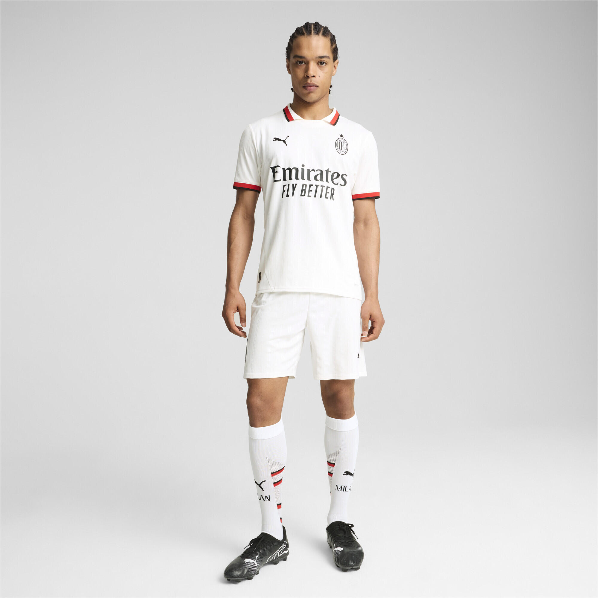 Shorts AC Milan 24/25 da uomo PUMA White 6/7