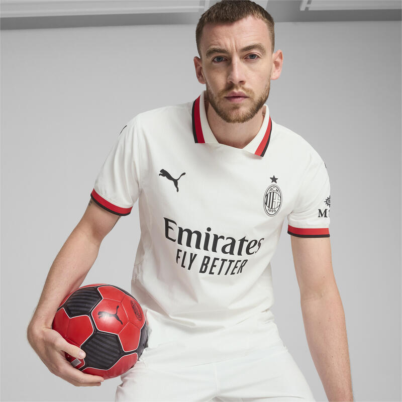 AC Milán 24/25 Autentický venkovní dres pro muže PUMA White