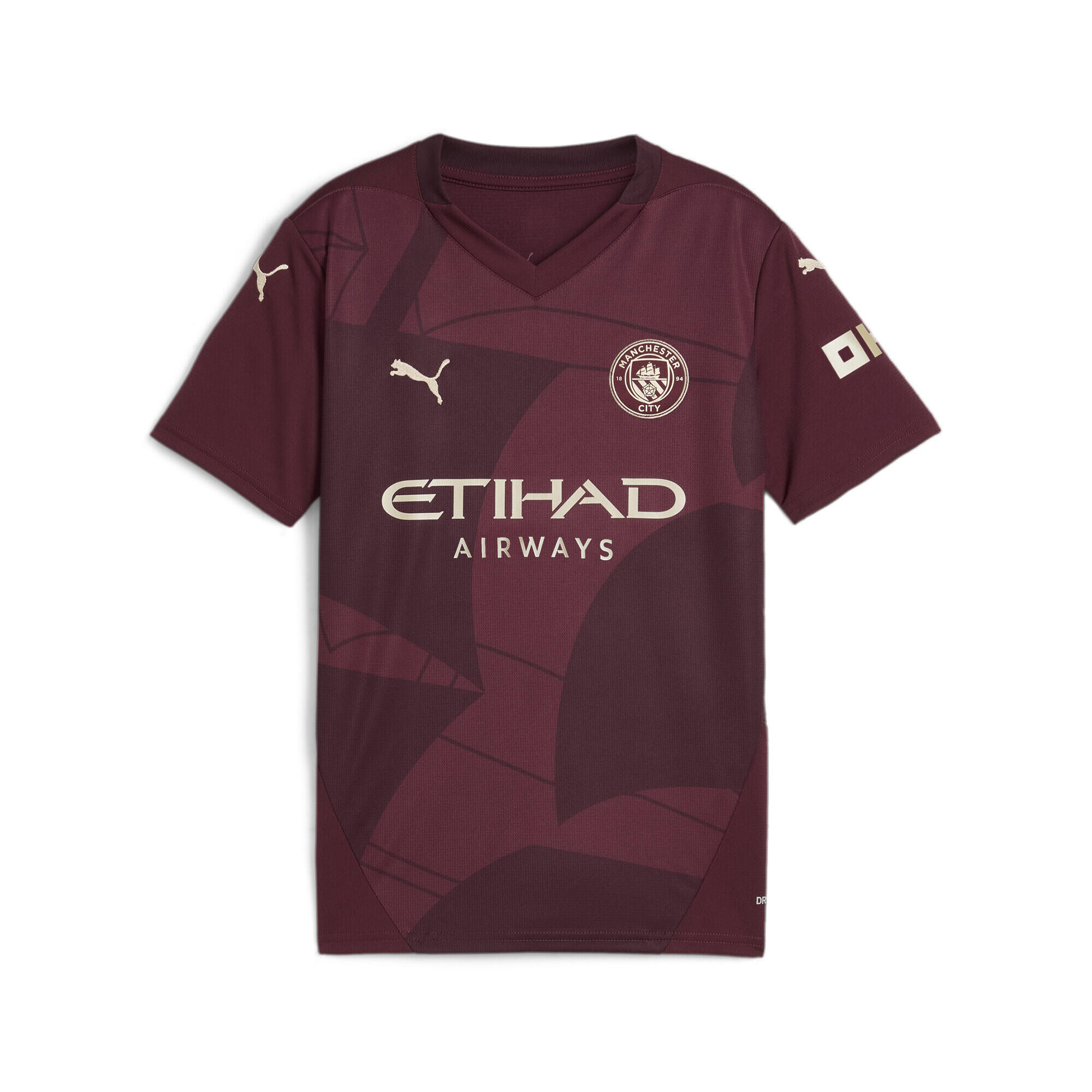 PUMA Maglia gara Third Manchester City 24/25 per ragazzi PUMA Dark Jasper Red