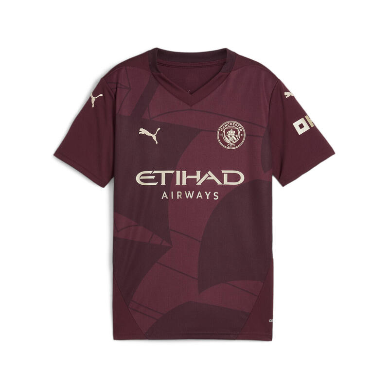 Maillot Third 24/25 Manchester City Enfant et Adolescent PUMA Dark Jasper Red