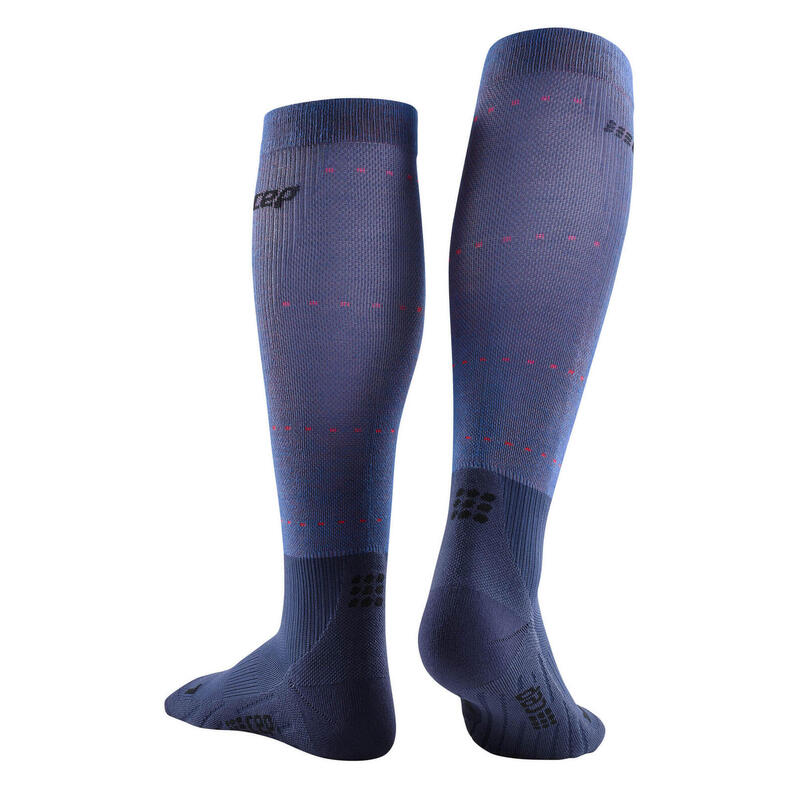 Sosete compresie inalte - infrared recovery socks tall W - blue