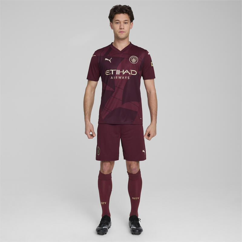 Short 24/25 Manchester City Homme PUMA Dark Jasper Red