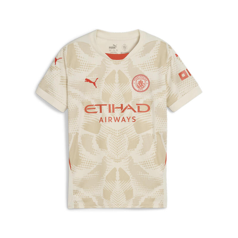 Maillot de gardien de but à manches courtes 24/25 Manchester City Enfant et