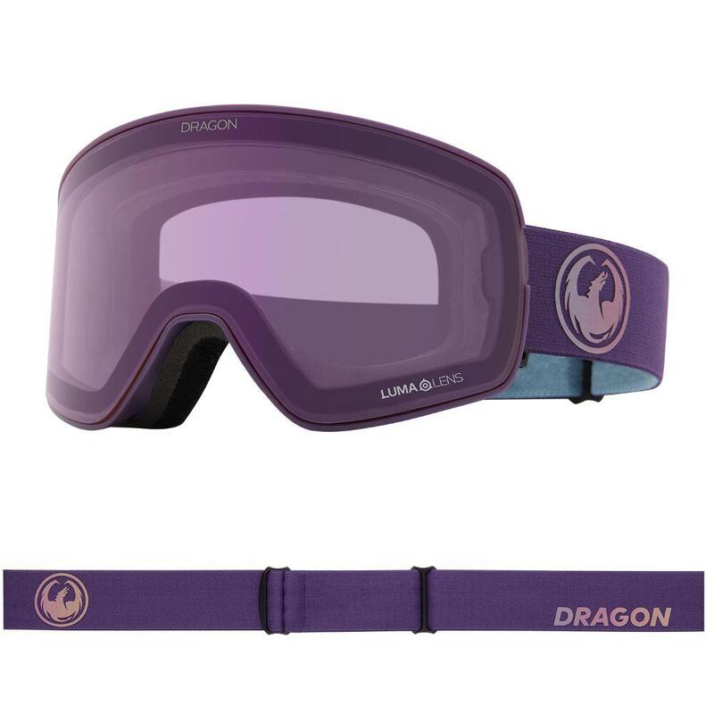 NFX2 Unisex Skibril - Deep Plum/LL Silver Ionized & LL Violet