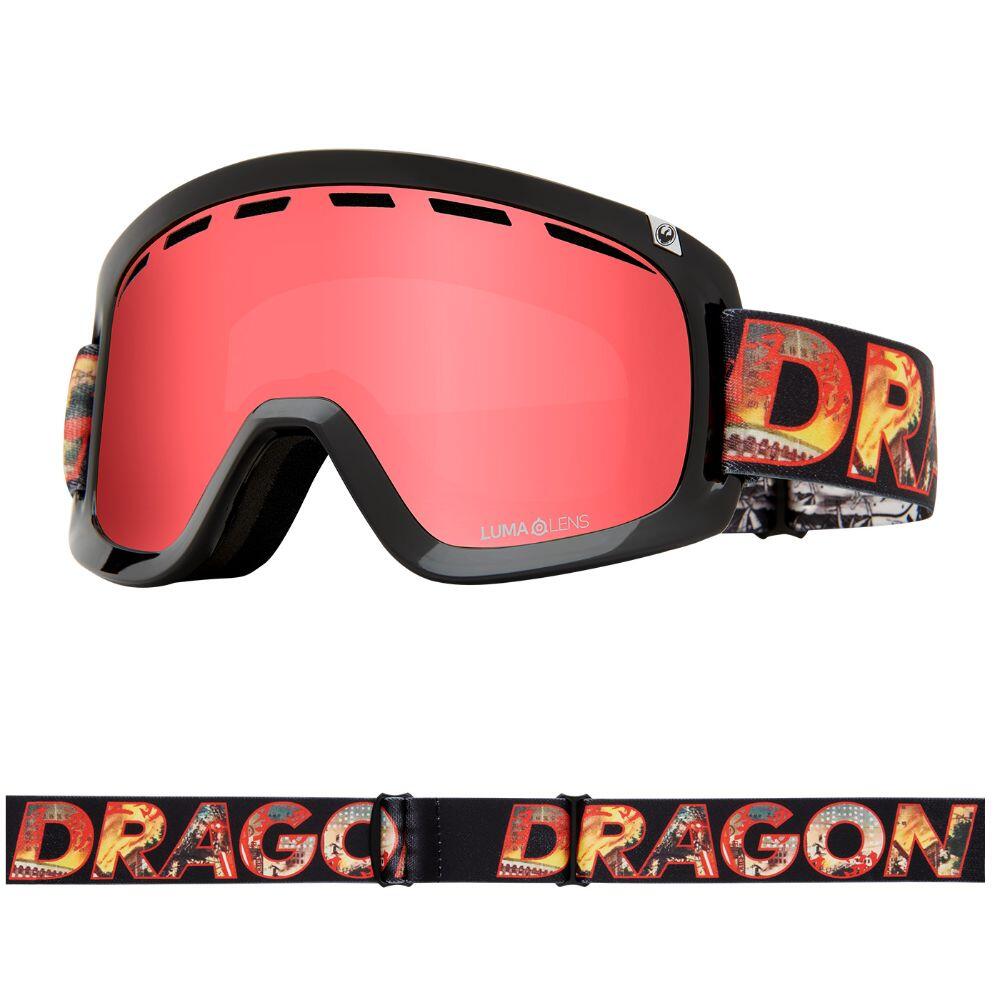 D1 OTG Unisex Snow Goggles - Klash/LL Red Ionized & LL Rose 5/5