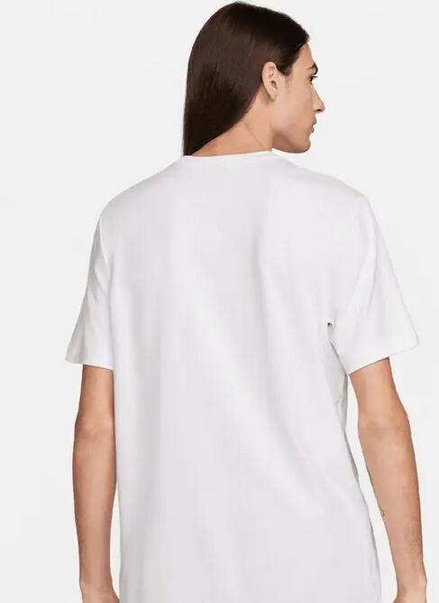 T-shirt uomo nike nsw tee12mo futura - bianco 2/3