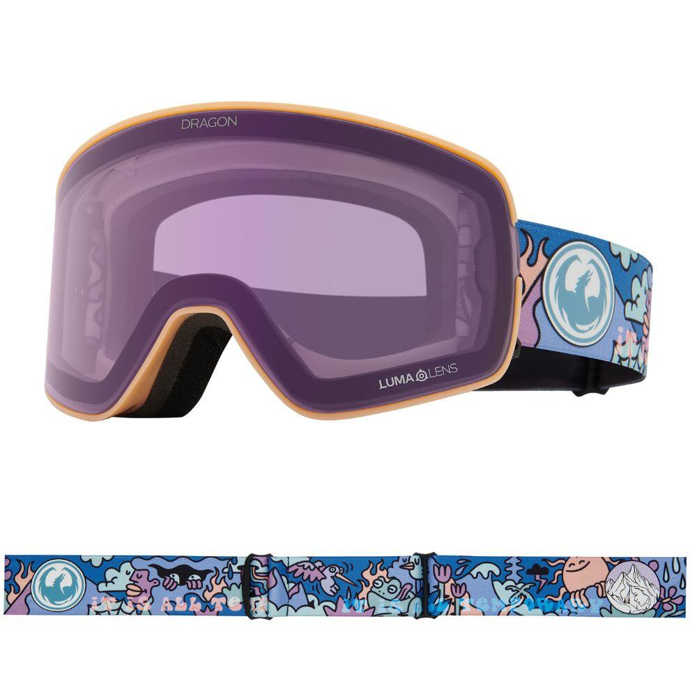 NFX2 Gafas De Esquí Unisex - Kimmy Fasani 2024/LL Purple Ionized & LL Violet 5/7