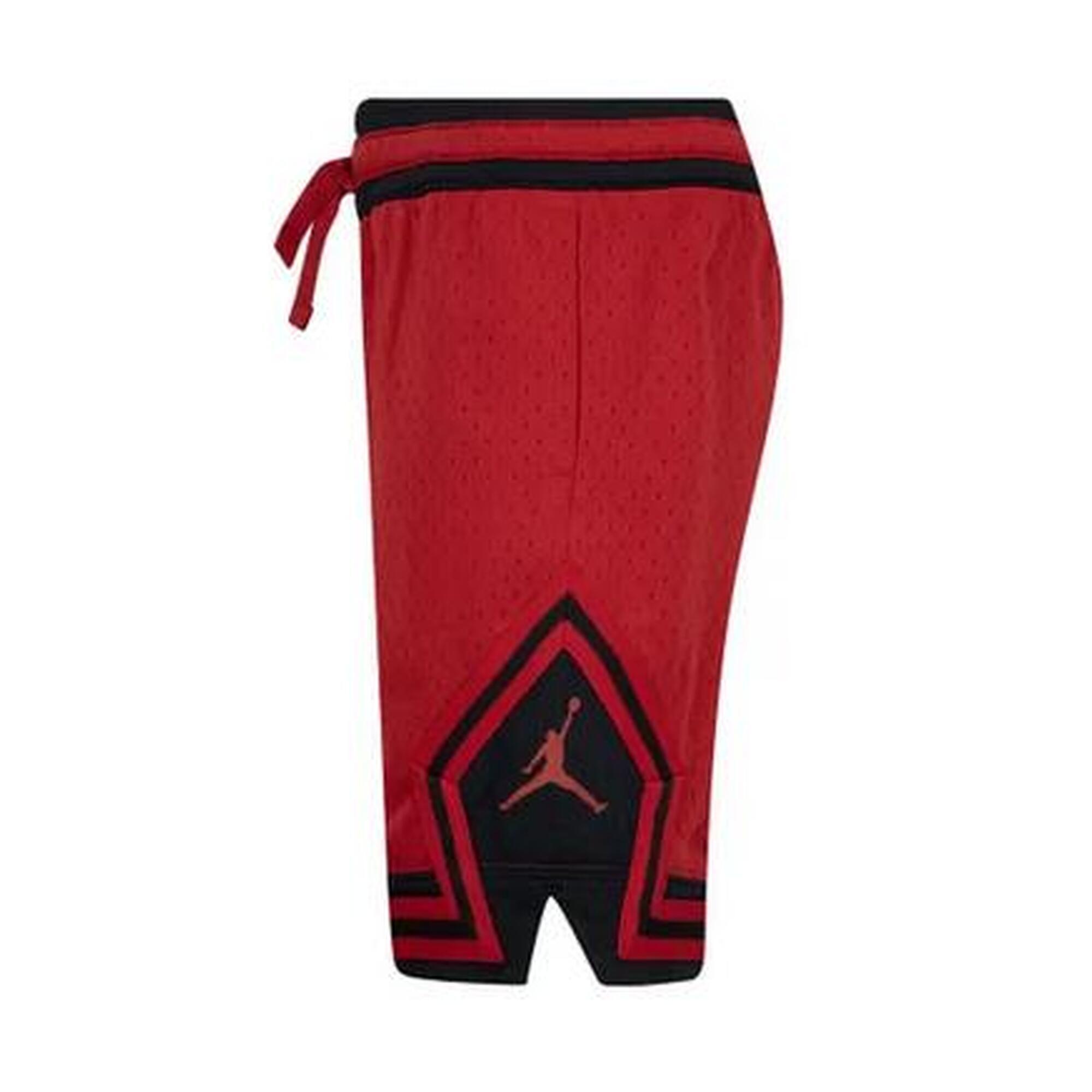 Pantaloncino ragazzo jordan diamond - rosso/nero