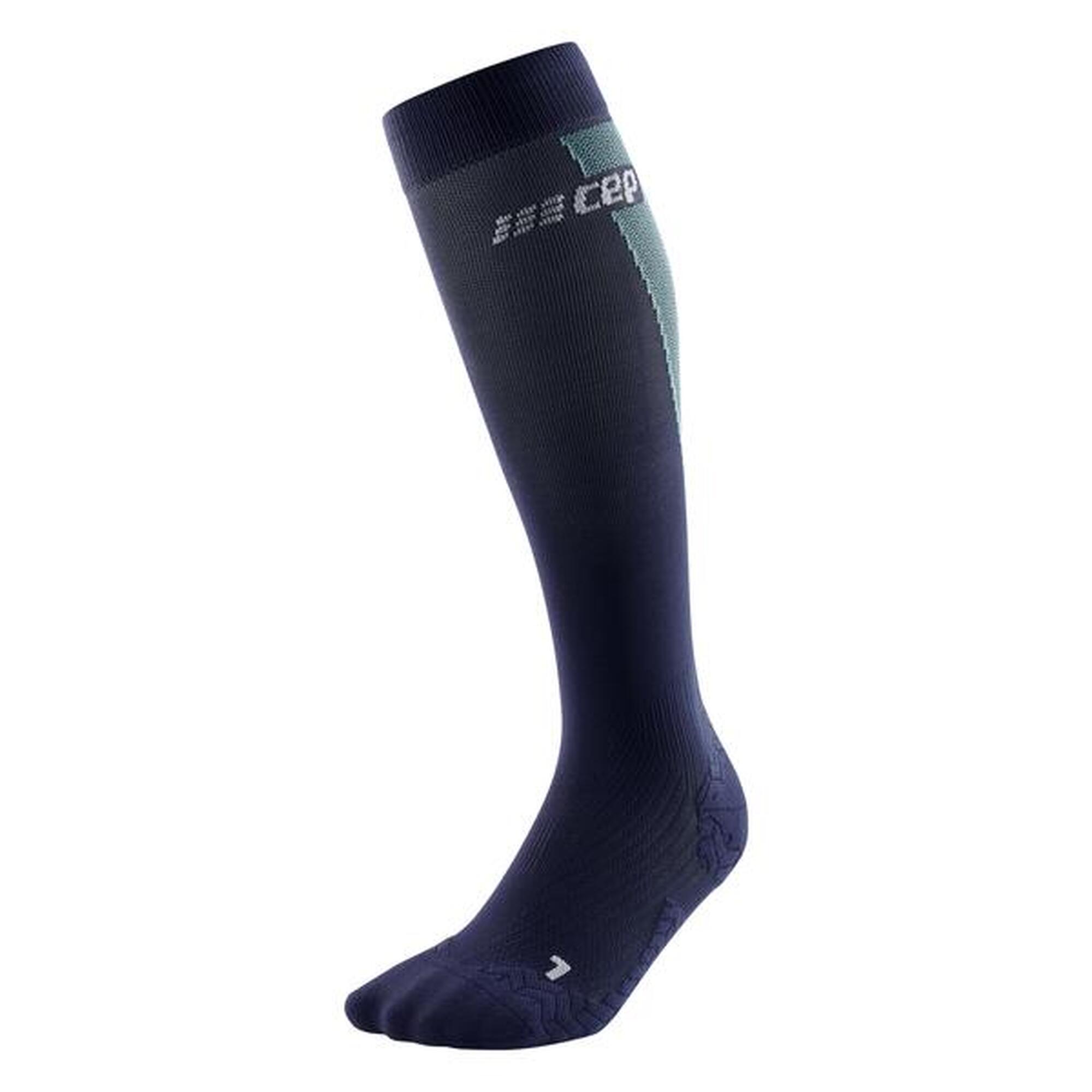 Sosete compresie inalte - ultralight socks tall v3 - blue | light blue