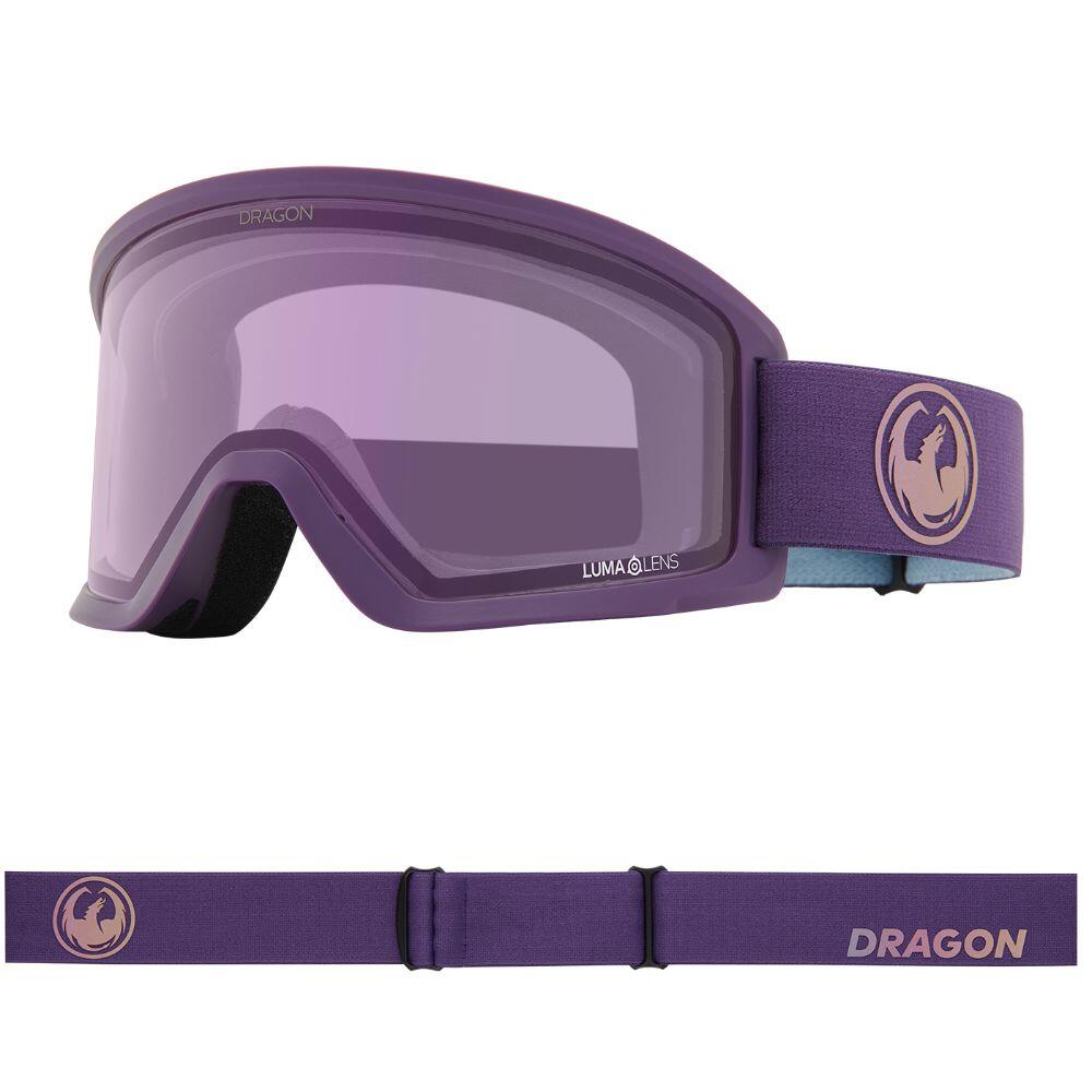 DX3 PLUS OTG Unisex Snow Goggles - Deep Plum/LL Silver Ionized & LL Violet 5/5