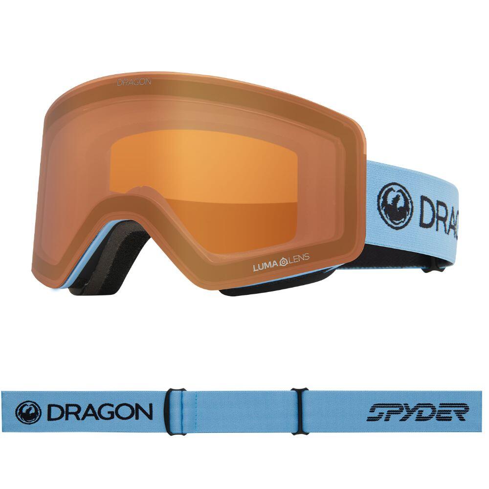 R1 OTG Occhiali Da Sci Unisex - Blue Drift Spyder /LL Silver Ionized & LL Amber 5/6