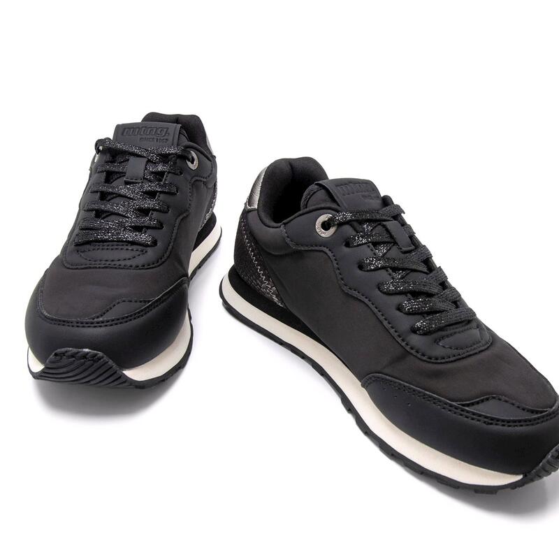 Zapatillas Caminar Mujer MTNG Joggo Negro