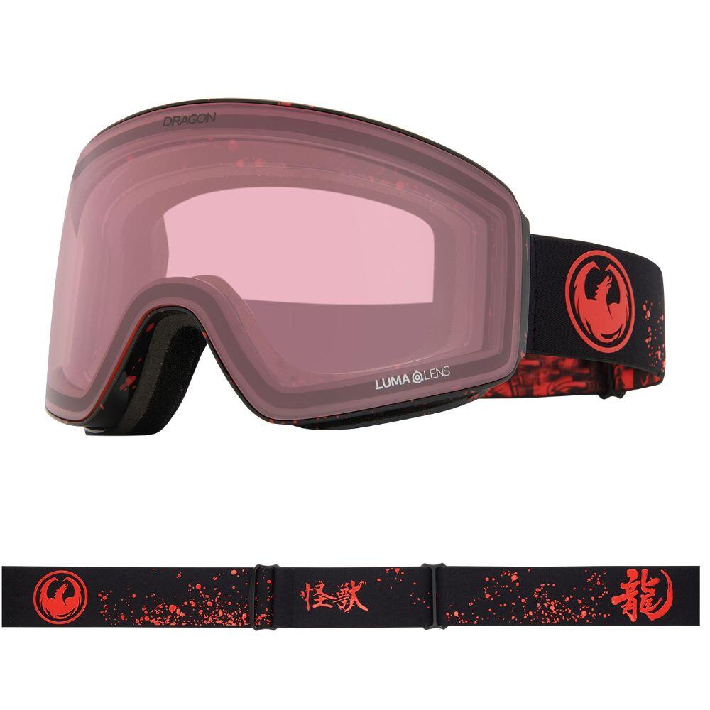 PXV Unisex Snow Goggles - Kaiju/LL Midnight & LL Light Rose 5/5
