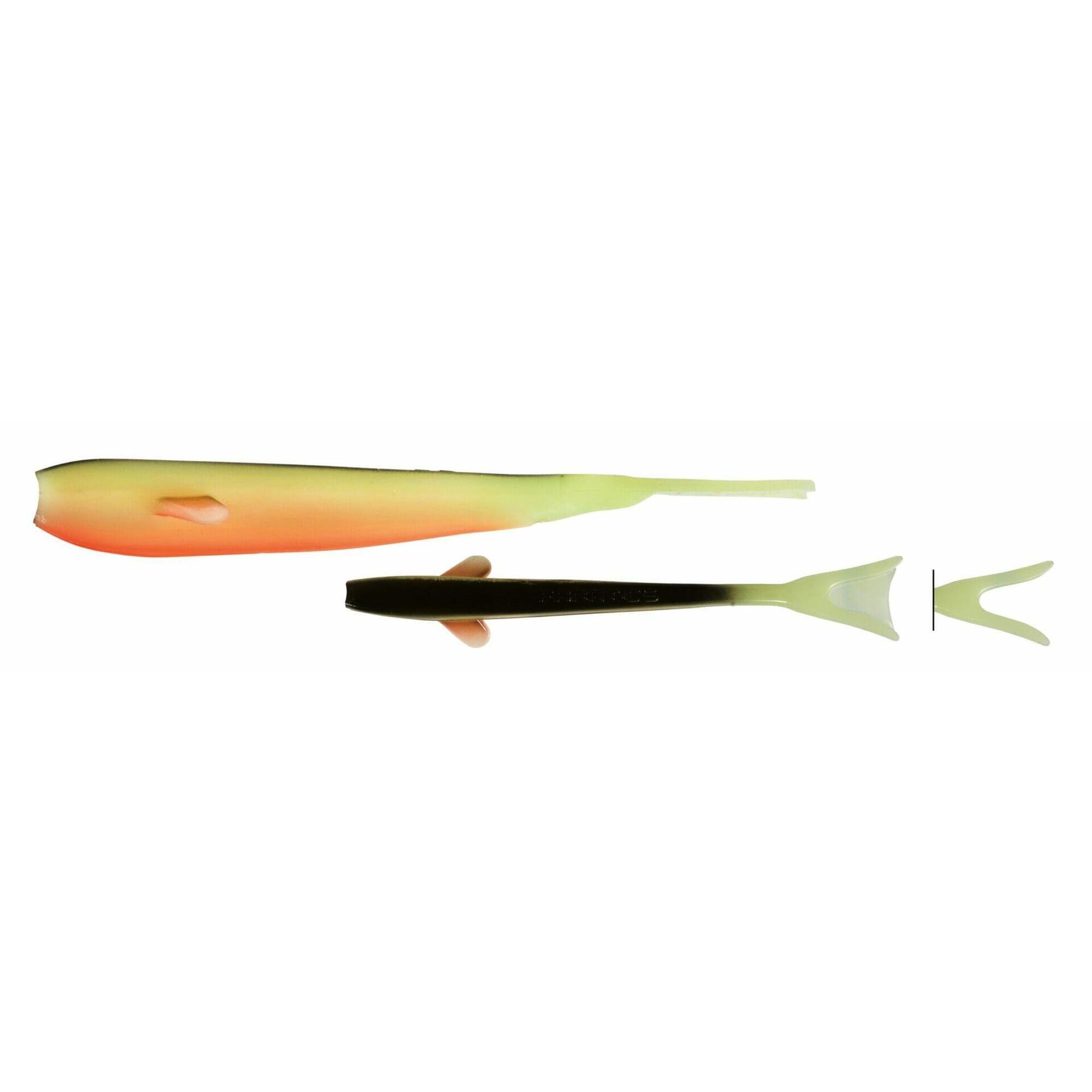 Stucki Fishing - Leurre Souple - Stucki Fanatics Kingsizer 20cm - 060 Hot Olive - Poisson Nageur - Blanc|noir|orange - No Size - Decathlon