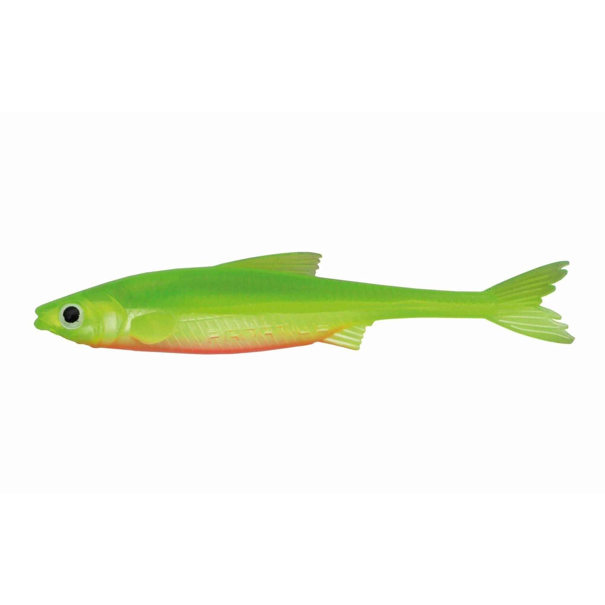 Stucki Fishing - Leurre Souple - Stucki Real Rider Fish Tail 10cm/5.3g - Ghost Chartreuse - Leurre Souple - Jaune|orange|vert - No Size - Decathlon