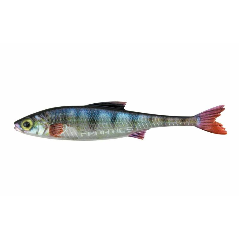 Leurre souple - Stucki Real Rider FISH Tail 12cm/9.1g - Perch Silver