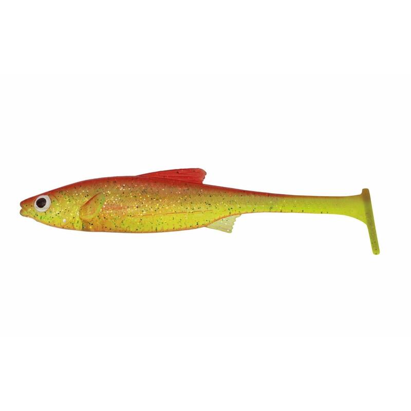 Softbaits - Stucki - Real Rider PADDLE Tail 7cm/2.0g - Red Pineapple