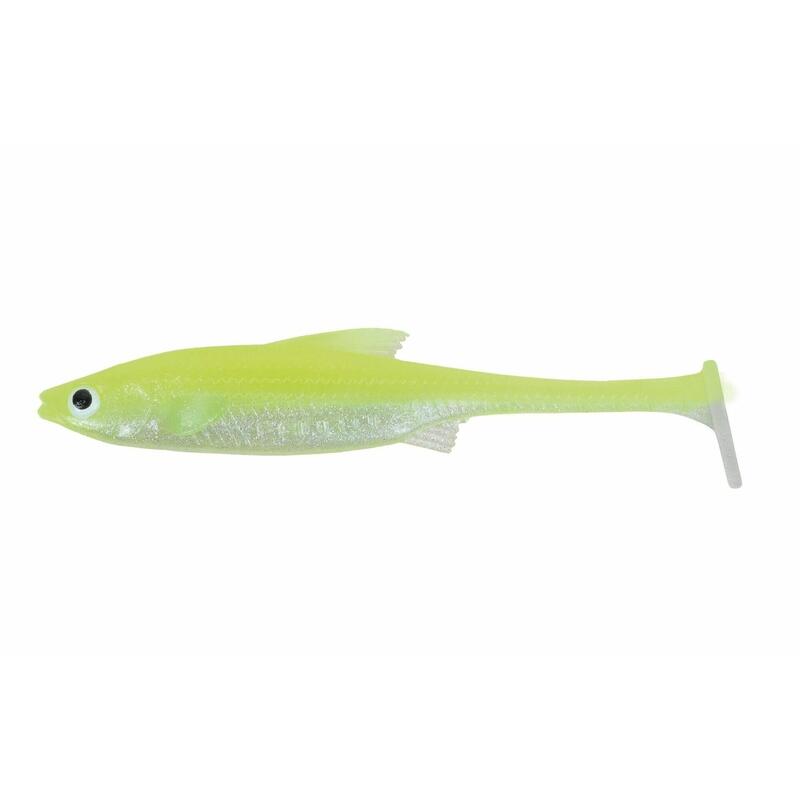 Stucki - Real Rider PADDLE Tail 12cm/9.9g - Lime Silver