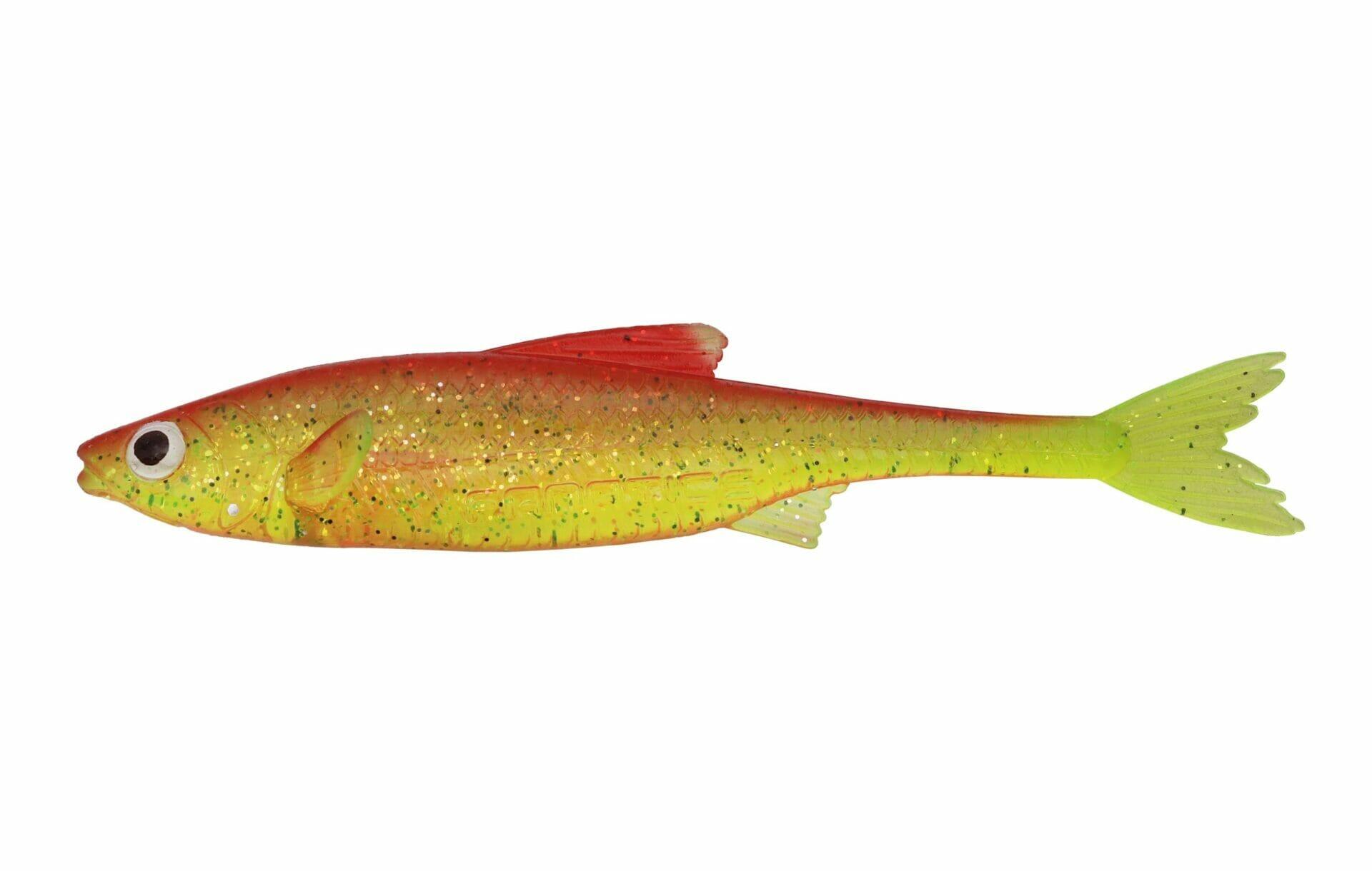 STUCKI FISHING Esca morbida siliconica - Stucki Real Rider FISH Tail 10cm/5.3g - Red Pineapple