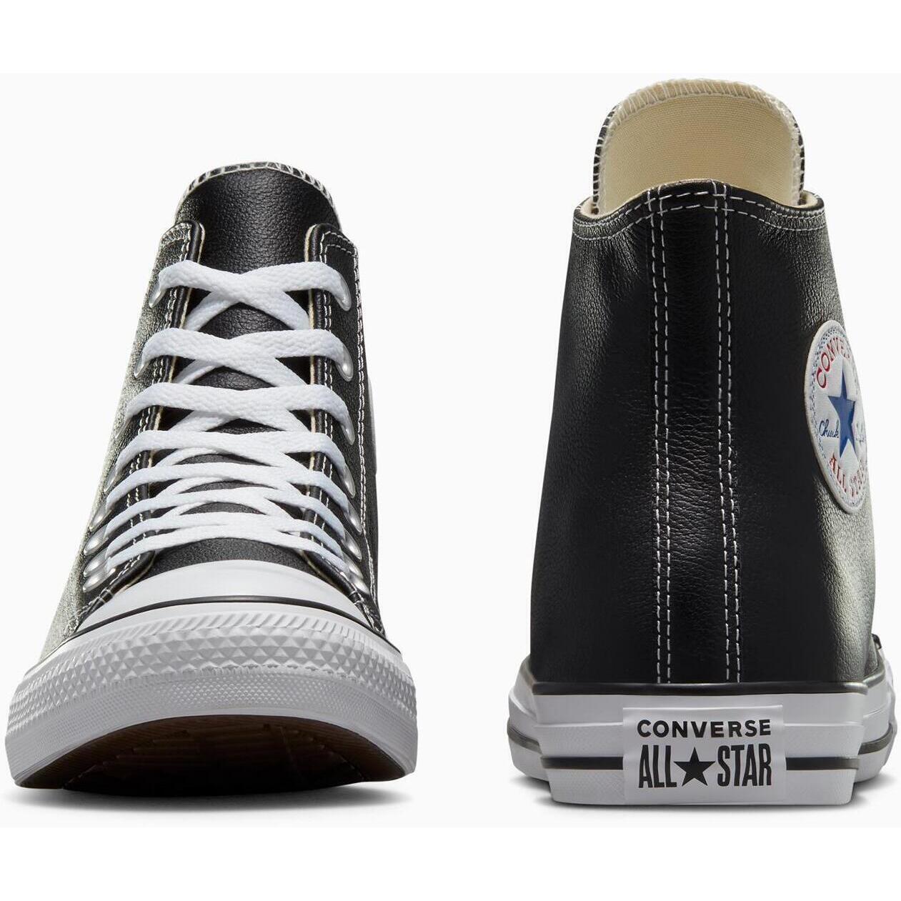 Sneakers Converse Chuck Taylor HI Leather, Zwart, Uniseks 5/5